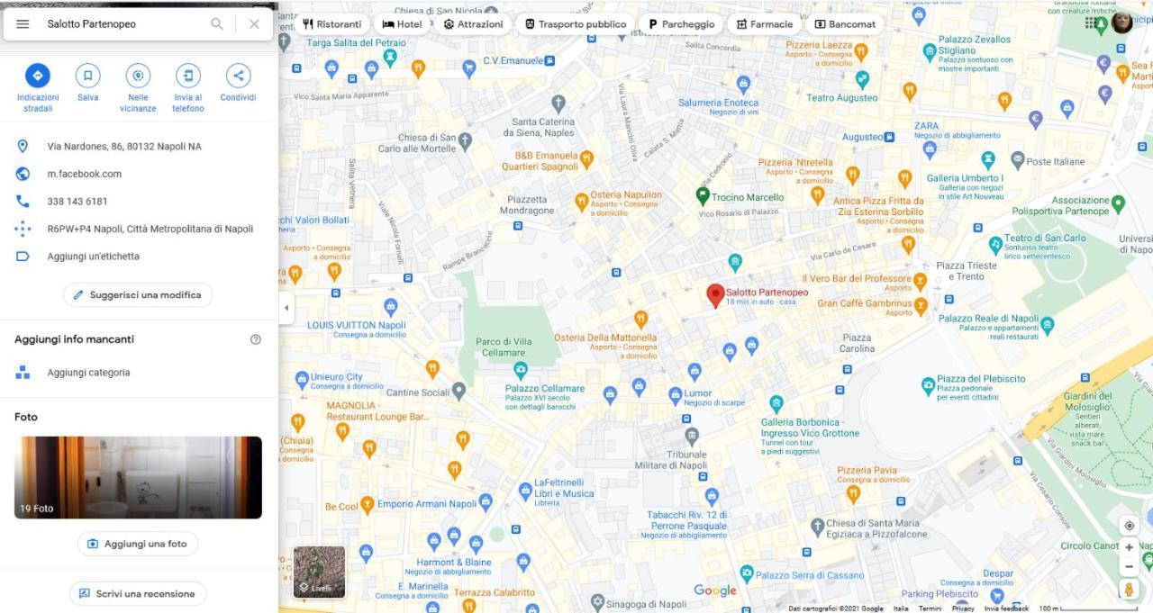 Salotto Partenopeo Napoli Esterno foto